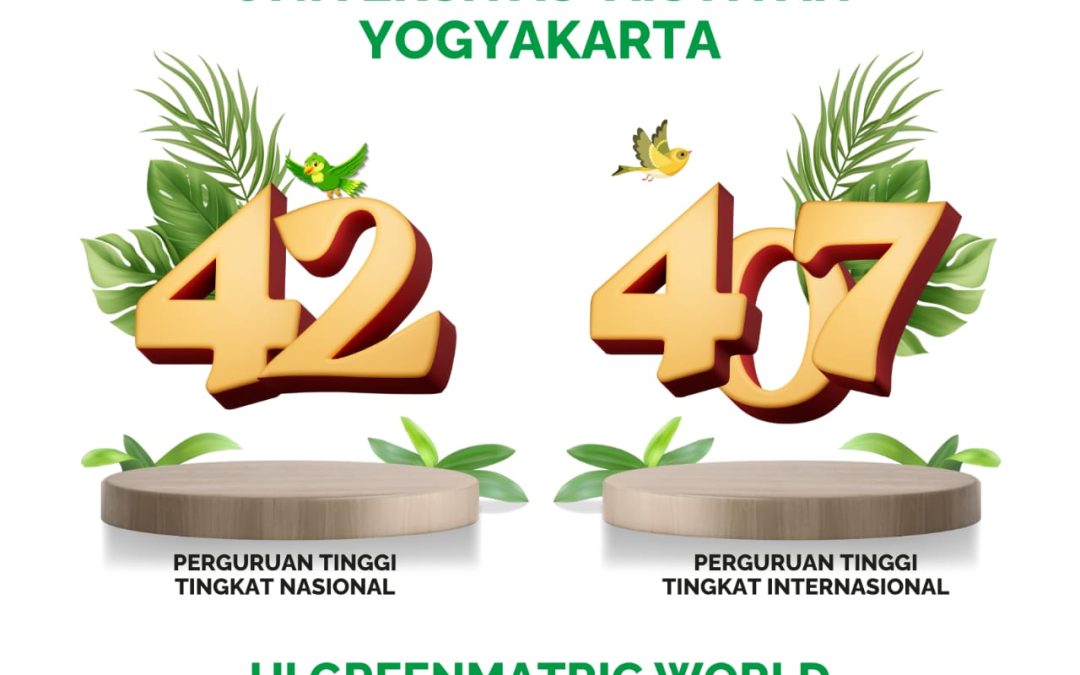 UNISA Yogyakarta Naik Peringkat Dunia dalam UI GreenMetric 2024: Komitmen Nyata Menuju Kampus Berkelanjutan